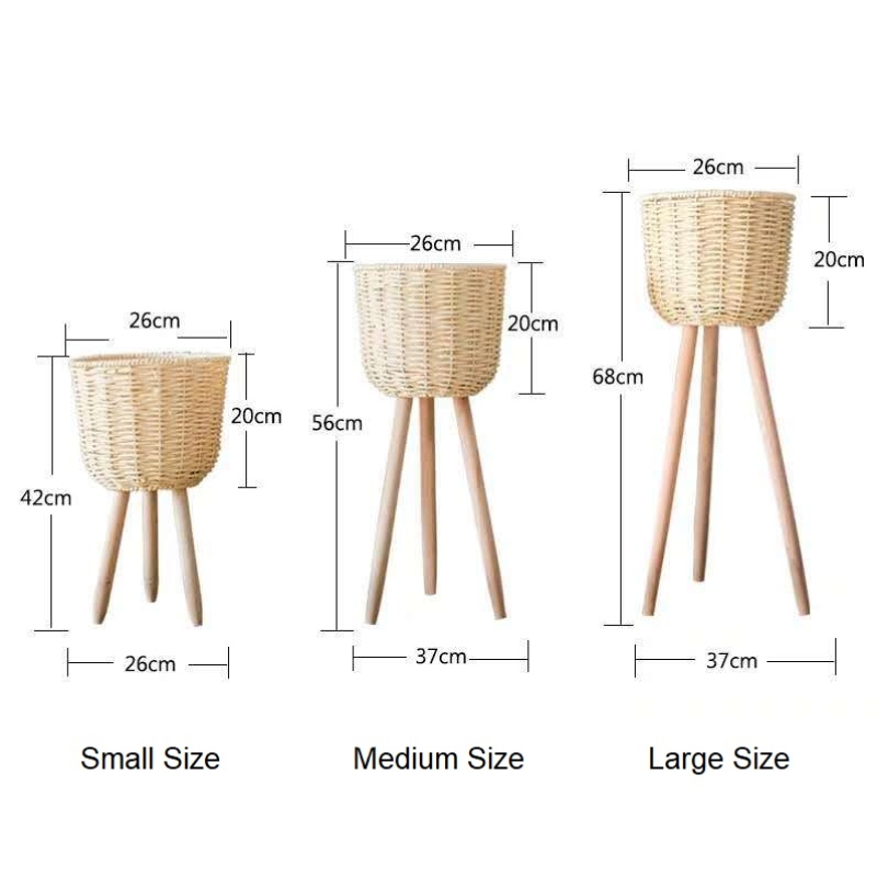 Ensemble de 3 supports de pots de fleurs